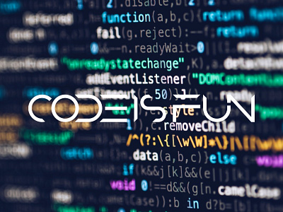 Logo - Code Is fun branding code coding design education graphic design illustration logo platform typography vector