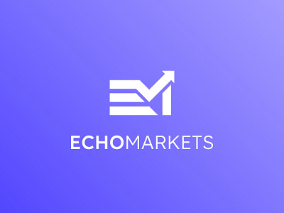Logo - Echo Markets branding broker design graphic design illustration logo money rich typography vector