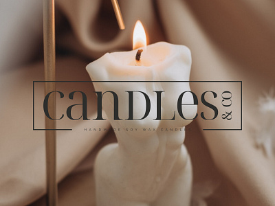 Logo - Candles & Co body branding candle design graphic design illustration logo rich typography vector