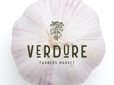 Logo - Verdure branding design farmer graphic design illustration logo market rich typography vector verdure