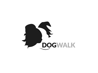 Dog logo dog logo mark negative space symbol