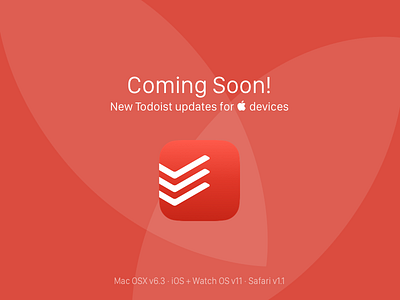 Coming Soon! New Todoist updates for  devices apple teaser todoist 
