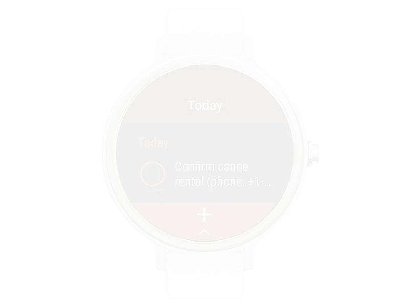 Todoist for Wear OS: Add a Task