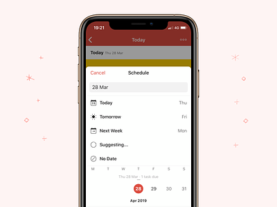 New Todoist Scheduler – iOS