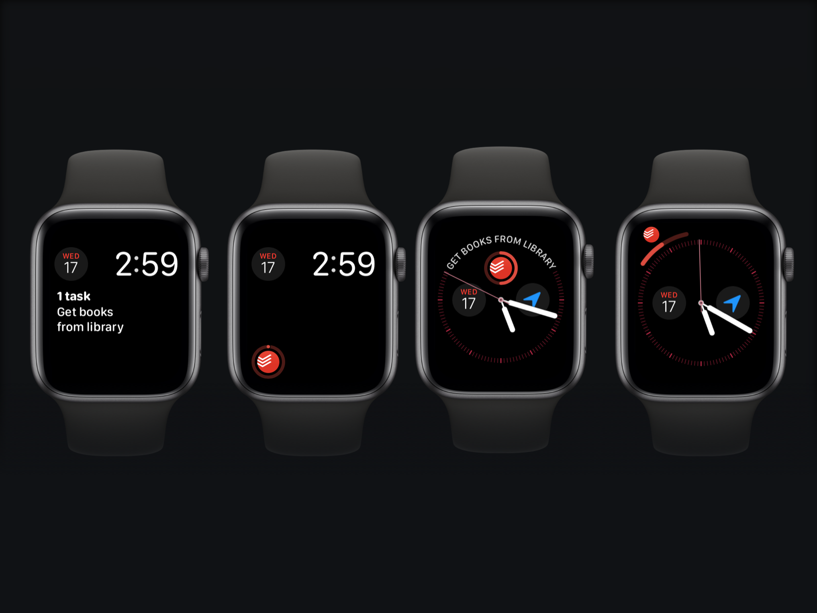 Graphic Complications – Apple Watch by Ana Ferreira for Doist on Dribbble