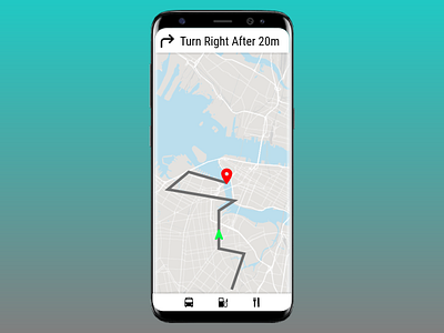 Map design graphic design mobile design ui ux