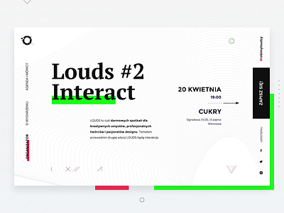 Louds Meetup #2 Landing Page