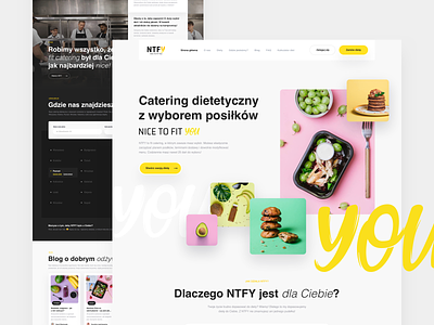 NTFY - Diet catering - Landing page