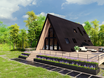 A-Frame House Exterior