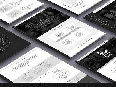 Luxury Hotel Wireframe prototyping uxui web design wireframe