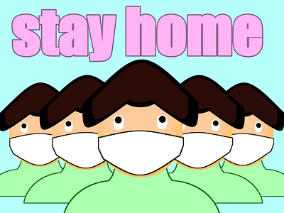 Gane-stay home stay safe animation graphic design motion graphics