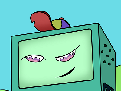 BMO. adventuretime art artwork bmo casspper design digital gaomonpentablet illustration