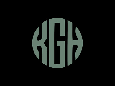 KGH monogram logo 3d branding business design graphic design illustration logo vector