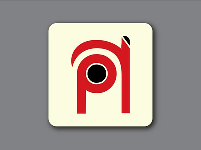 latter Pi logo 3d branding business design graphic design illustration logo vector
