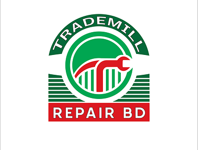 trademill repair companies logo 3d branding business design graphic design illustration logo ui ux vector