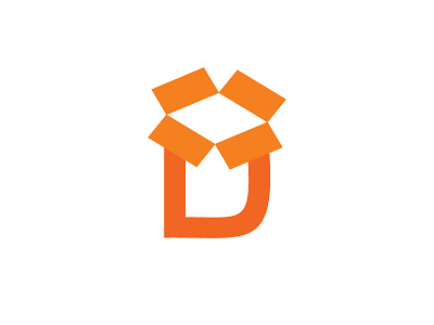 letter D e-commerce logo