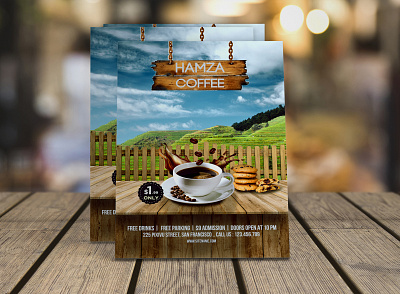 Coffee Flyer branding business card businesscard design effect flyer graphic design illustration logo ui