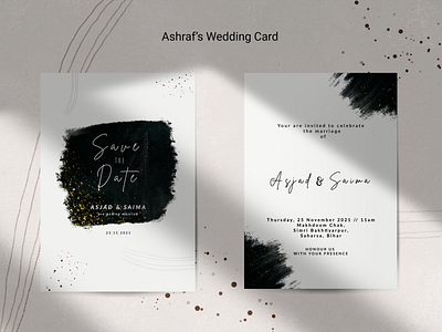 Wedding Card design graphic design