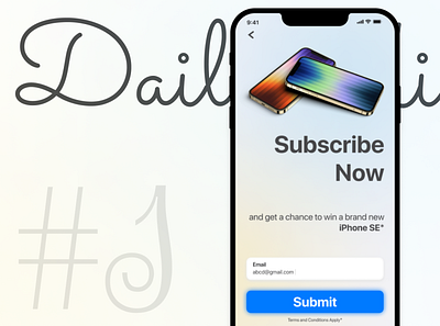 Subscribe Now app dailyui design figma graphic design illustration ui ux