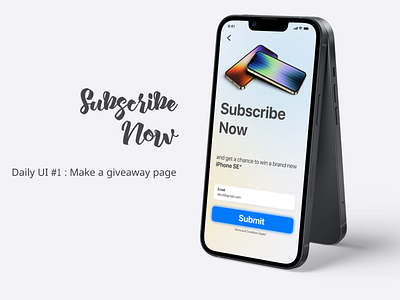 Subscribe Now (Ver 2) app branding dailyui design figma illustration ui ux