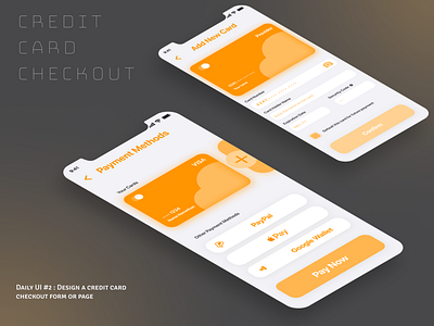 Credit Card Checkout (Ver 2) app branding dailyui design figma illustration ui ux