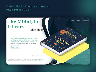 A Landing Page for a Book