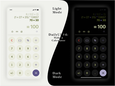 A Calculator app dailyui design figma logo ui