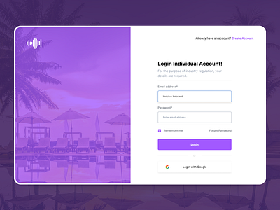 Web Login page design furniture app illustration landing page login sign in ui design web design web login