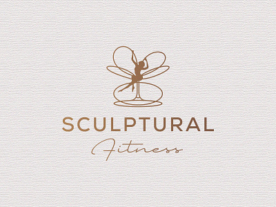 SculpturalFitness design fitness logo sculpture vector