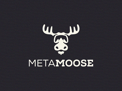 MetaMoose branding design logo moose vector