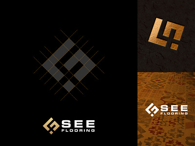 See Flooring Logo Design app icon brand identity branding floor logo flooring logo icon design interior logo logo