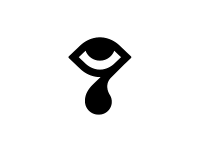 Eye branding crying exploration eye icon illustration logo mark sad symbol tear