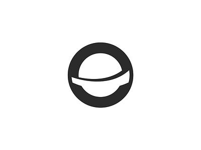 Planet circle icon illustration logo mark planet space symbol vector