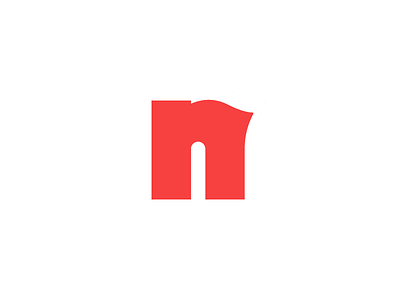 N branding exploration icon illustration letter logo mark n pixel symbol vector