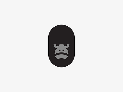 Gorilla animal branding gorilla head icon illustration logo mark monkey nature symbol vector