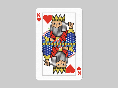 Custom Playing Card character design illustration vector