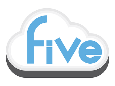 CloudFive Logo branding illustration logo vector
