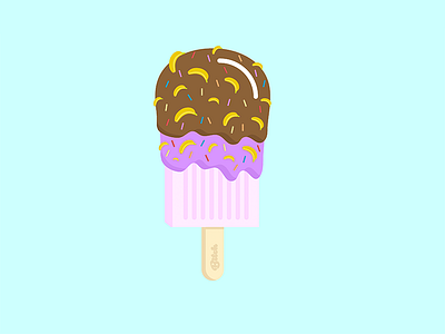 This is Bananas banana bitch funny icecream illustration illustrator