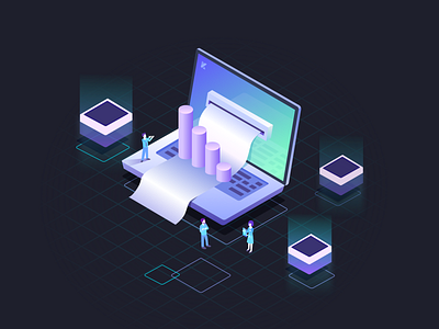 Data for company design illustration