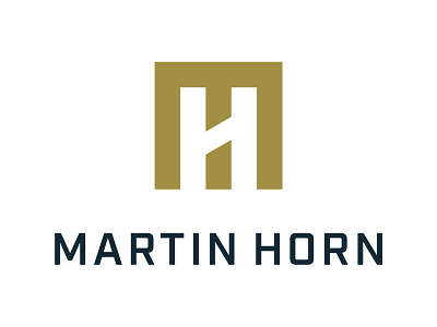 Martin Horn branding construction design logo typography