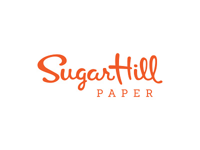 Sugar Hill Paper branding design illustration logo typ typography