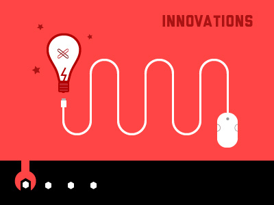 Slider WIP innovation slider light bulb wrench mouse red