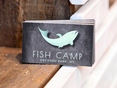 Logo & Business Card Design: Fish Camp