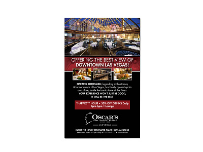 Print Ad: Oscar's Steakhouse