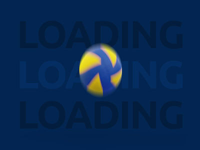 Loading ball afftereffect after effect animated animation ball loader loading loading animation volleyball