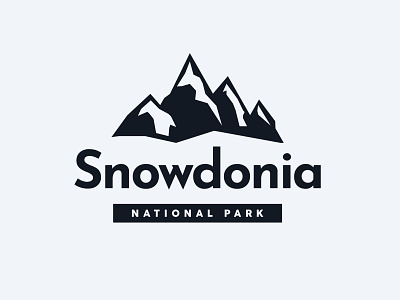 "Snowdonia" Logo branding design logo