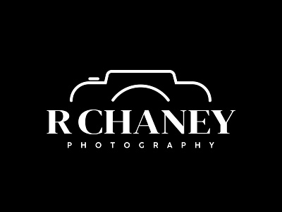 R Chaney Photography Logo branding graphic design logo vector