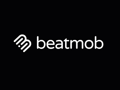 beatmob logo branding design graphic design illustration logo minimal vector