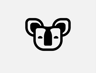 Koala Logomark branding design graphic design illustration logo minimal vector