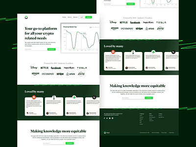 Octi — Crypto Platform Landing Page